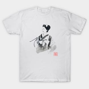 smoking geisha T-Shirt